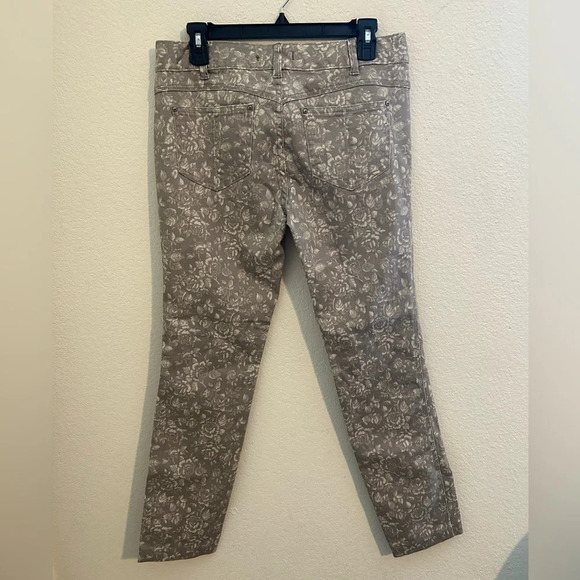 FREE PEOPLE Floral Autumn Fall Print Brown/tan Size 29W Jeans Pockets Boho Pants - Picture 2 of 6